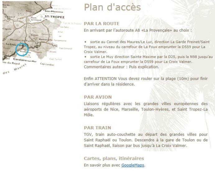 Les Pieds Dans L'Eau Apartment La Croix-Valmer Luaran gambar